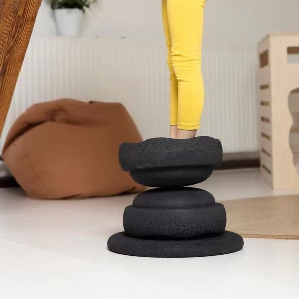 Kids Wooden Surf Balance Board – Montessori Indoor Balance & Coordination Toy