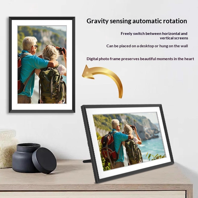 Smart Touchscreen Digital Photo Frame – HD Display, WiFi-Ready, 8" to 15.6"