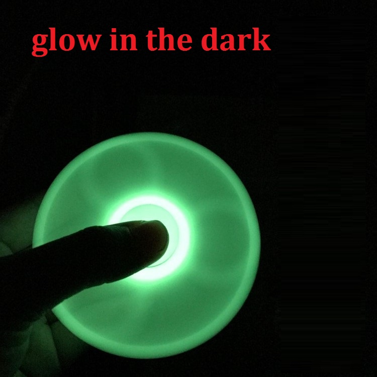 Glow-in-the-Dark Tri-Spinner Fidget Toy – Sensory Stress Relief Spinner