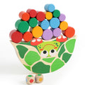 Wooden Tortoise Balance Toy – Montessori Motor Skills Toy for Toddlers
