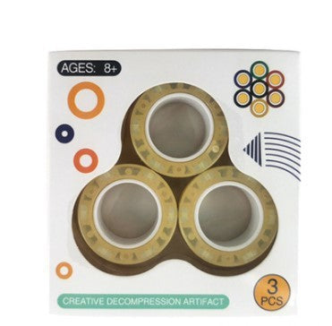 Color Decompression Magnetic Ring