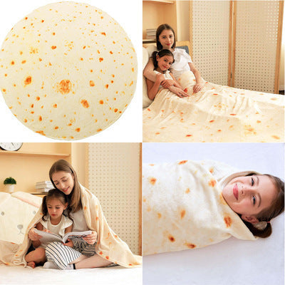 Burrito Blanket  - Ultra Soft Coral Fleece Flannel Wrap for Kids & Adults