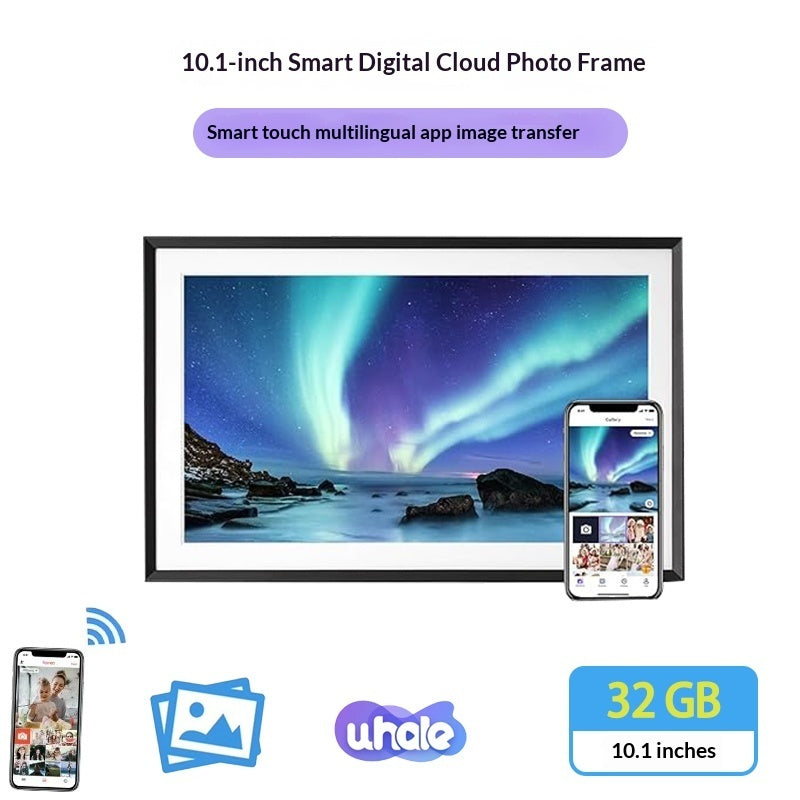 Smart Touchscreen Digital Photo Frame – HD Display, WiFi-Ready, 8" to 15.6"