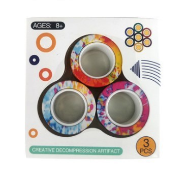 Color Decompression Magnetic Ring
