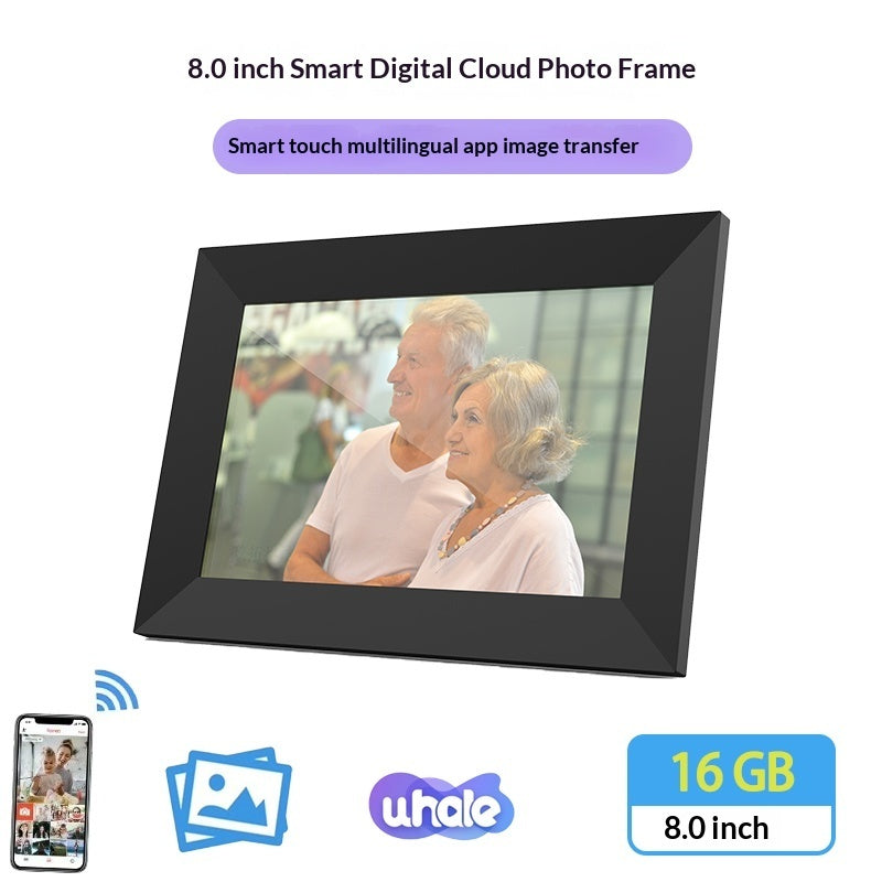 Smart Touchscreen Digital Photo Frame – HD Display, WiFi-Ready, 8" to 15.6"
