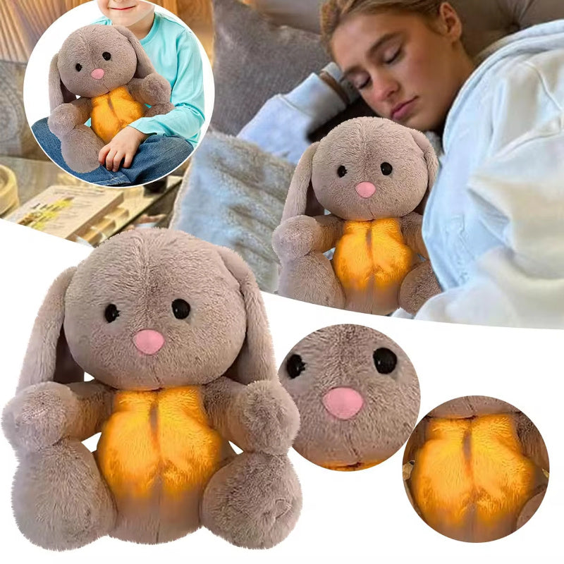 Calming Breathing Bunny - Sensory Plush Toy for Anxiety Relief & Sleep