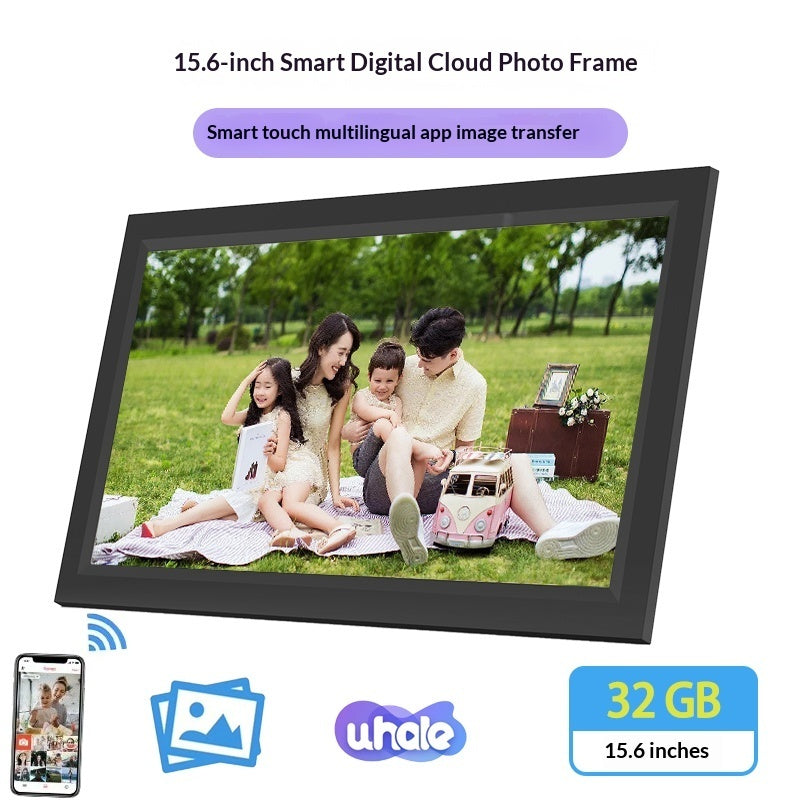 Smart Touchscreen Digital Photo Frame – HD Display, WiFi-Ready, 8" to 15.6"
