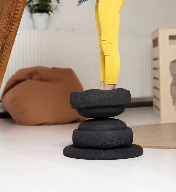 Kids Wooden Surf Balance Board – Montessori Indoor Balance & Coordination Toy