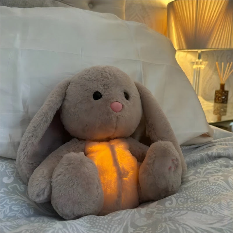 Calming Breathing Bunny - Sensory Plush Toy for Anxiety Relief & Sleep