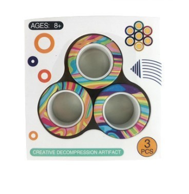 Color Decompression Magnetic Ring